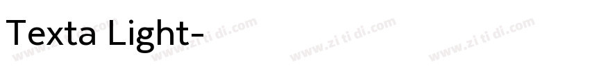 Texta Light字体转换